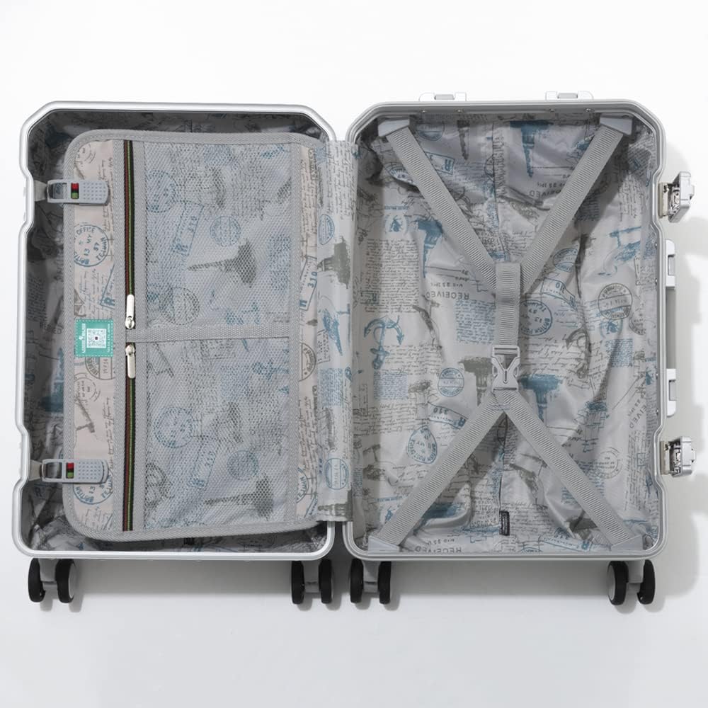 Amazon | [レジェンドウォーカー] スーツケース (軽量アルミ製/ブルー