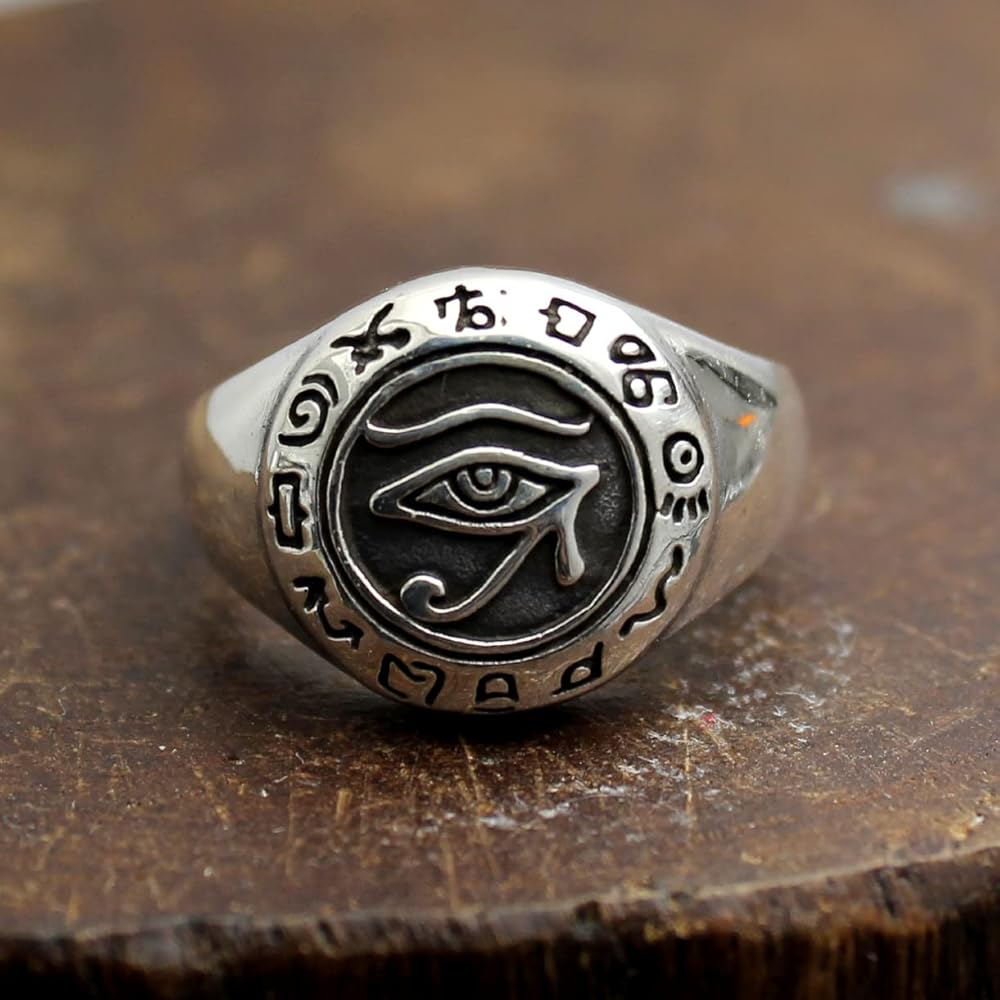 Amazon | ホルスの目 ラーの目 エジプト リング 指輪 シルバー925