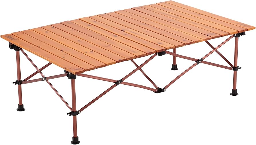 Amazon.co.jp: Coleman(コールマン) ナチュラルウッドロールテーブル