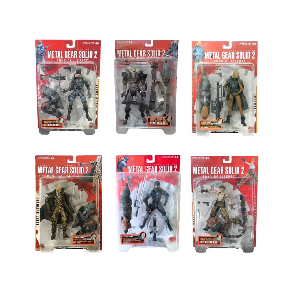 Amazon.co.jp: マクファーレン・トイズ メタルギアソリッド2 〈全6種