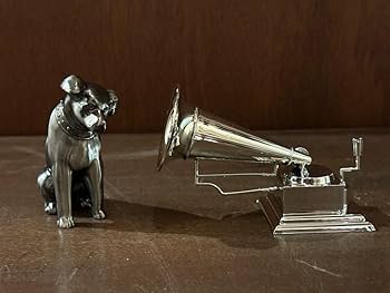 Amazon.co.jp: Victor ビクターマークのニッパー蓄音機 置物 レトロ