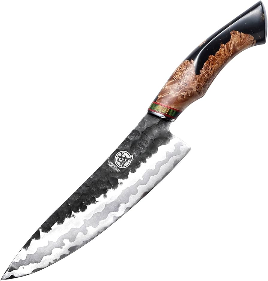 Amazon | MITSUMOTO SAKARI 8インチ 牛刀シェフナイフ - プロ仕様日本