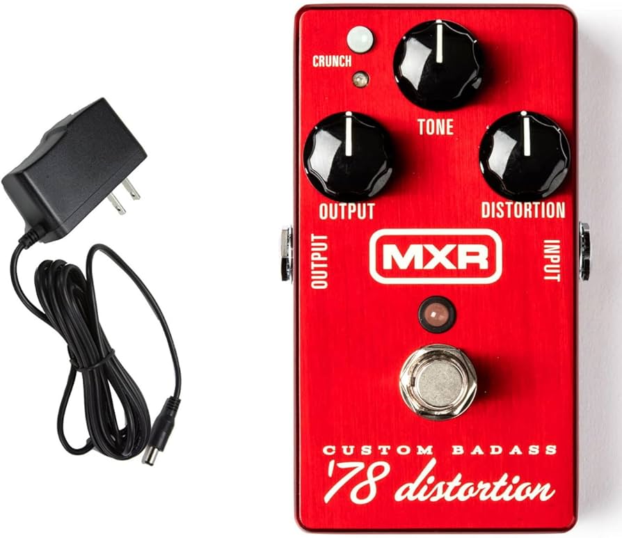 Amazon.com: MXR M78 Custom Badass '78 Distortion with 9V Power