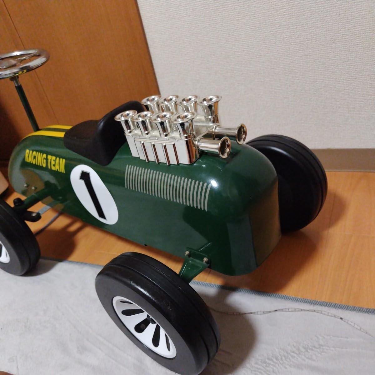 Amazon.co.jp: 人気 Artaburg 乗用玩具 スチール製 レトロ レーサー