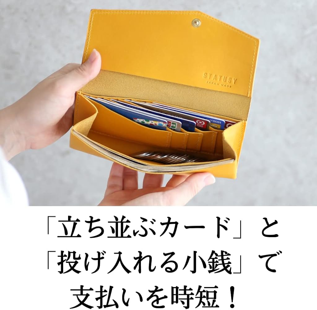 Amazon | [STATUSY] il modo （イルモード） 日本製の本革長財布