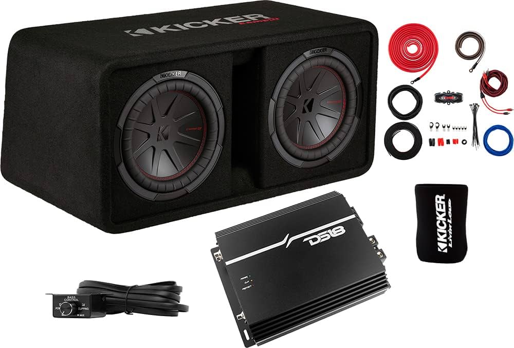 Amazon.co.jp: KICKER サブウーファーとアンプ 3アイテムパッケージ