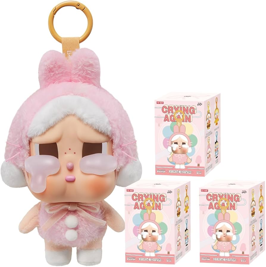 Amazon.co.jp: POP MART CRYBABY Crying Again シリーズ フェイス