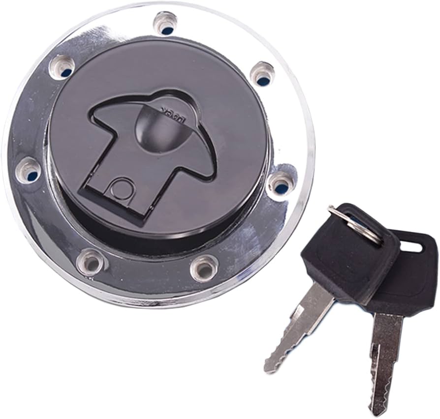 Amazon | Meliore 燃料 タンク キャップ 蓋 7穴 キー 鍵 付き ZZR600