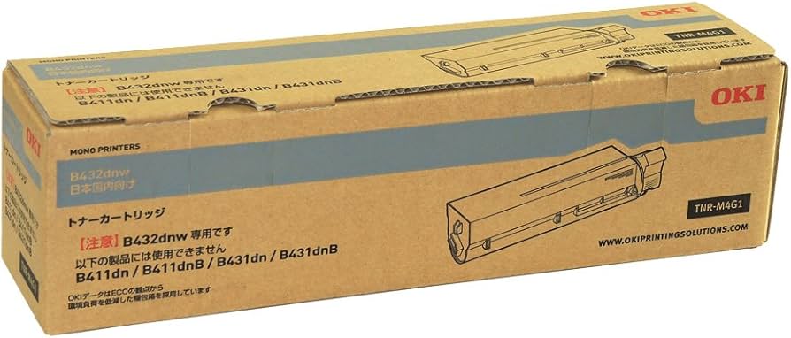 Amazon.co.jp: OKI 国内純正トナーカートリッジ TNR-M4G1 ブラック (T