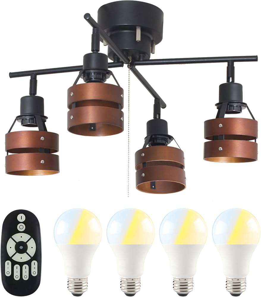 Amazon.co.jp : 共同照明 シーリングライト 4灯 8畳 シーリング