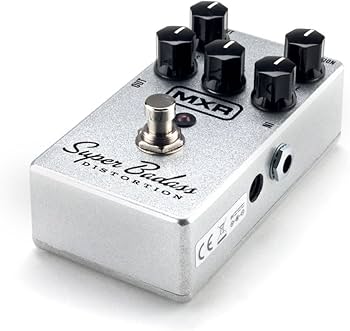 MXR M75 Super Badass Distortion Guitar Effects Pedal Bundle with