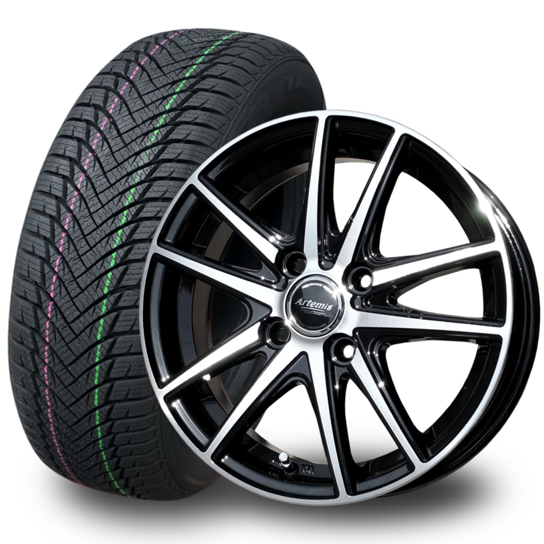 Amazon | 165/65R14 スタッドレスタイヤ＆ホイール4本セット ハスラー