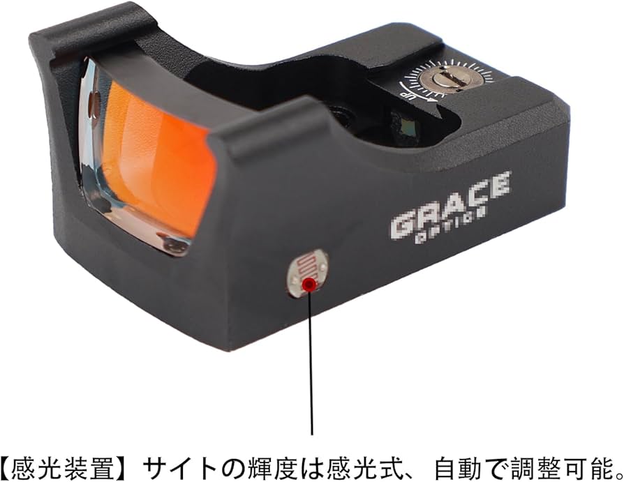 Amazon.co.jp: ZZ M2 タイプ 感光式ドットサイト オープンドットサイト