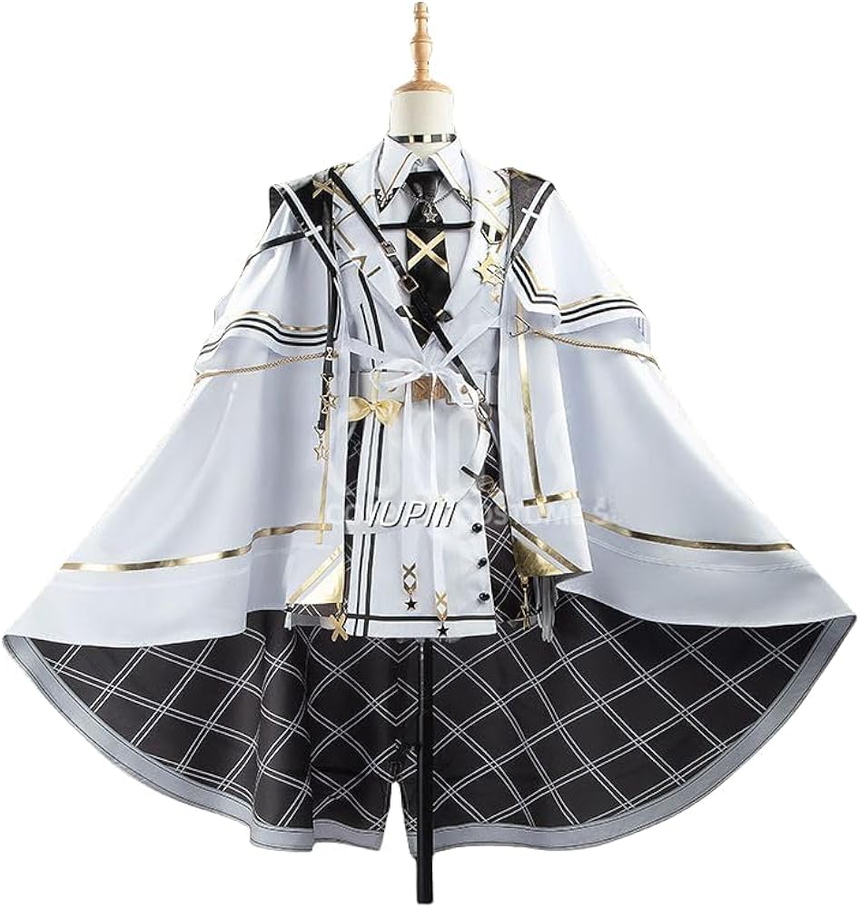 Amazon.co.jp: [YOkima] Vtuber 星川サラ 白軍服 新衣装ウィッグ、靴