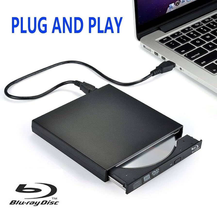Amazon.com: Xglysmyc USB2.0 External Blu Ray CD DVD Drive Burner