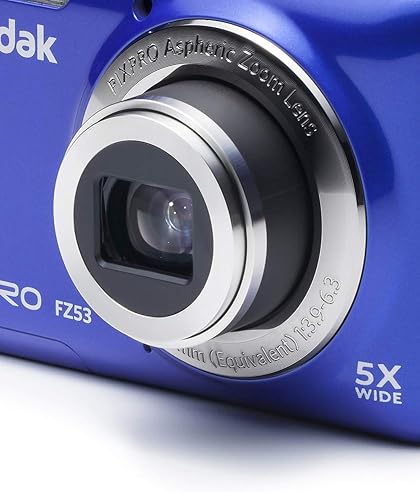 Amazon.com : Kodak FZ53-BL Point and Shoot Digital Camera with 2.7