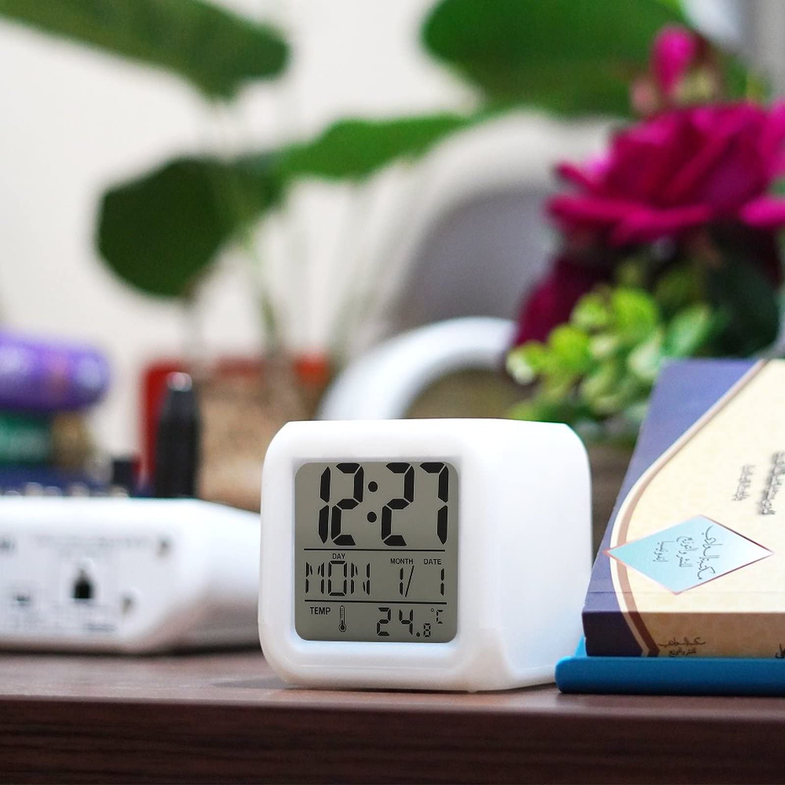 珍品】 フィボナッチ時計 多色デジタル置時計 フルカラーランプ 珍品