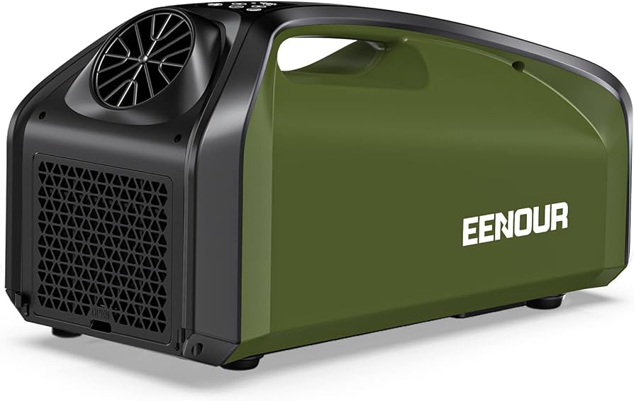 Amazon | EENOUR ポータブルエアコン QN750 デュアル換気システム 冷房