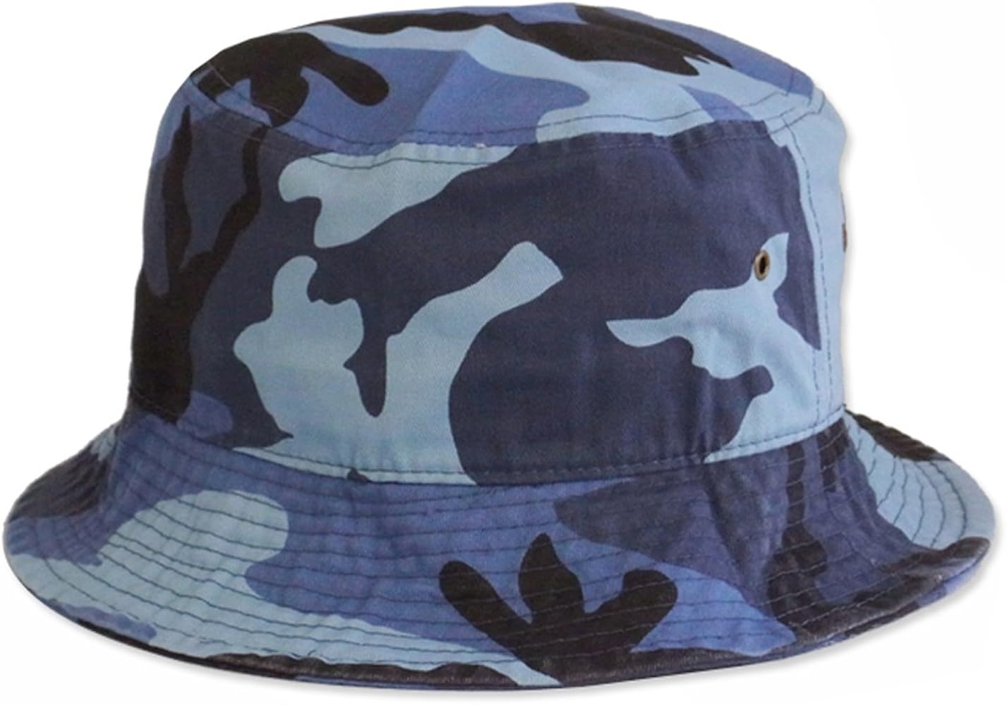 Amazon | [ニューハッタン] COTTON STONE WASHED BUCKET HATS BLUESKY