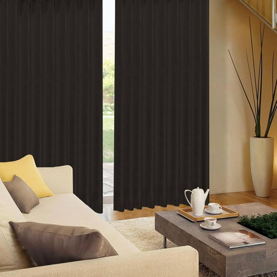 Amazon｜[カーテンくれない] 断熱・遮熱カーテン「静 Shizuka」完全