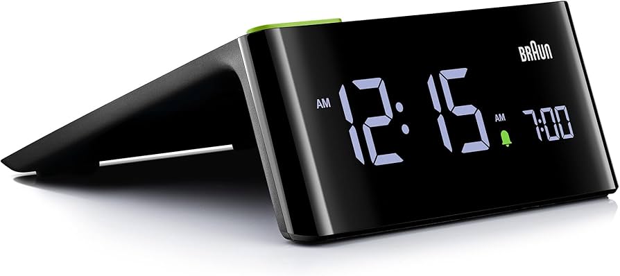 Amazon.com: Braun Digital Alarm Clock with VA LCD Display, Touch
