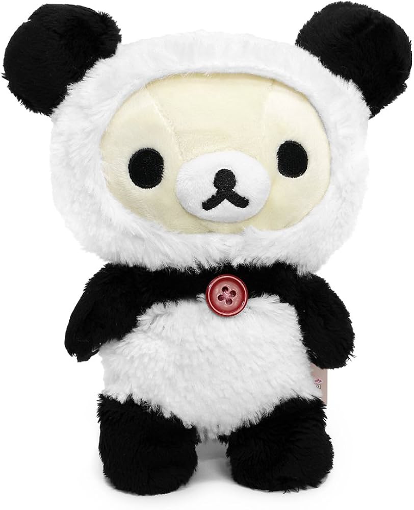 Amazon.co.jp: リラックマ パンダでごろんつあめてぬいぐるみ