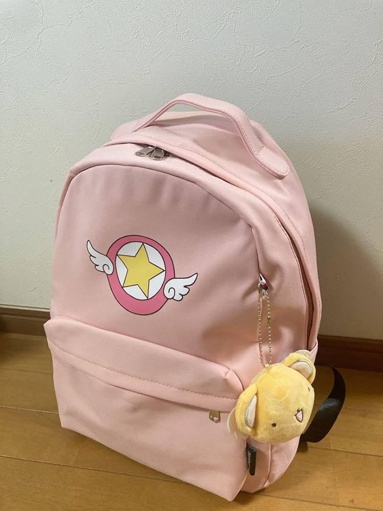 Amazon.co.jp: カードキャプターさくら リュック ピンクバッグ 星の杖
