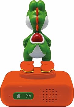 Amazon.com: LEXIBOOK, Super Mario, Yoshi Nightlight Alarm Clock