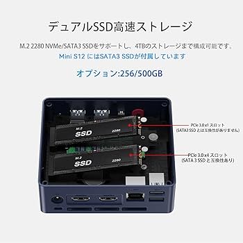 Amazon.co.jp: Beelink 第12世代Intel Alder Lake-N95プロセッサー