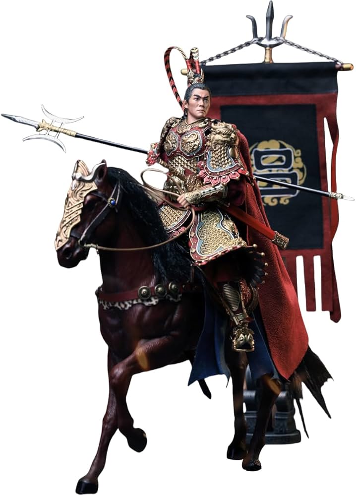 Amazon.co.jp: HiPlay 303TOYS 掌中三国 飛将 呂布 奉先 豪華騎馬旗