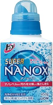 Amazon | トップ スーパーナノックス 洗濯洗剤 液体 本体 450g