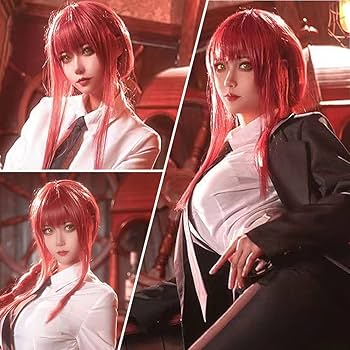Amazon.co.jp: Amycute マキマ ウィッグ チェンソーマン コスプレ