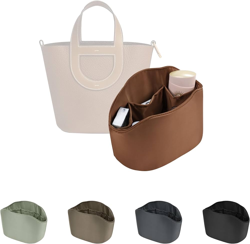 Amazon.co.jp: KINGS IN BAG バッグインバッグ 高級収納バッグ サテン