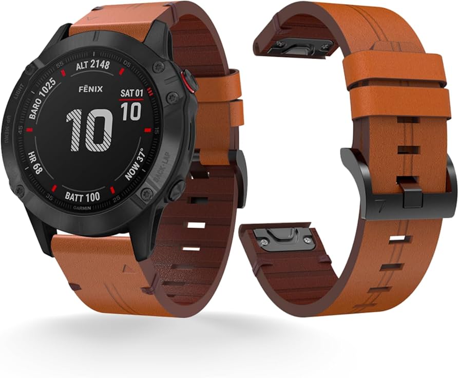 Amazon.co.jp: Garmin(ガーミン) 22mm 対応 バンド 本革 Fenix 8