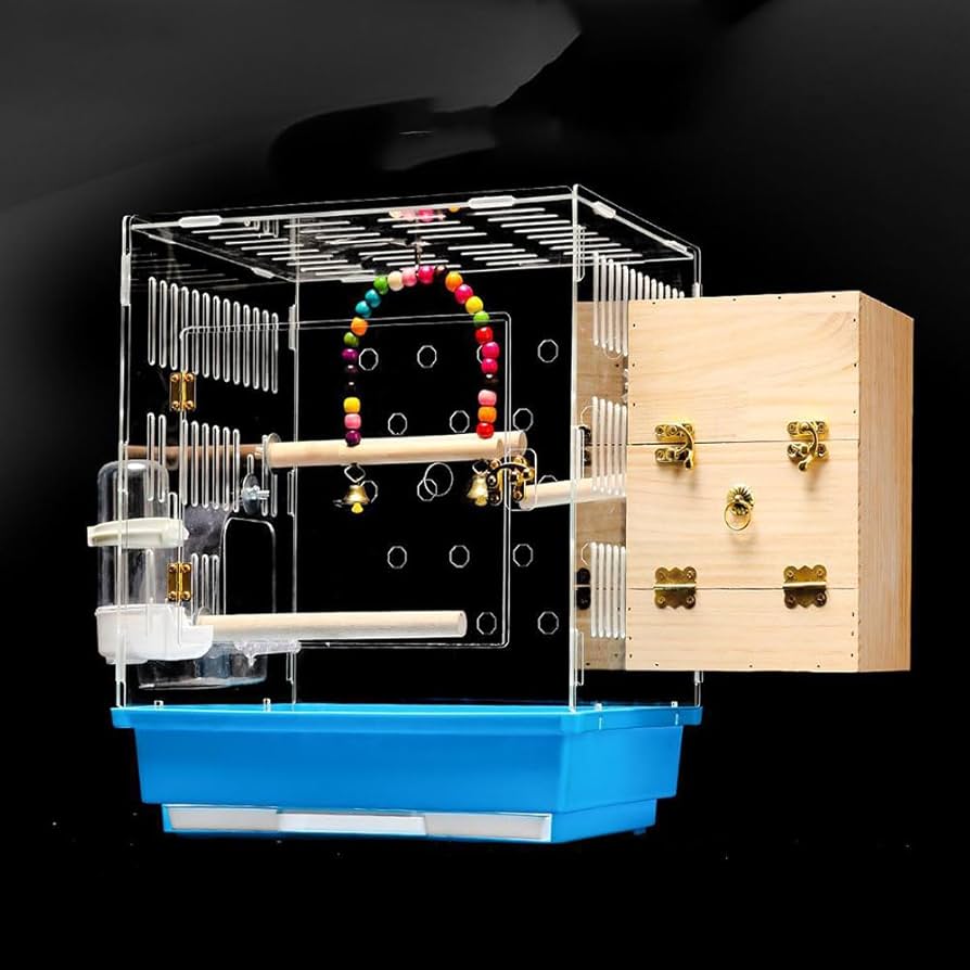 Amazon.co.jp: 鳥かご インコ 【2023夏新定番】 鳥 アクリルケージ