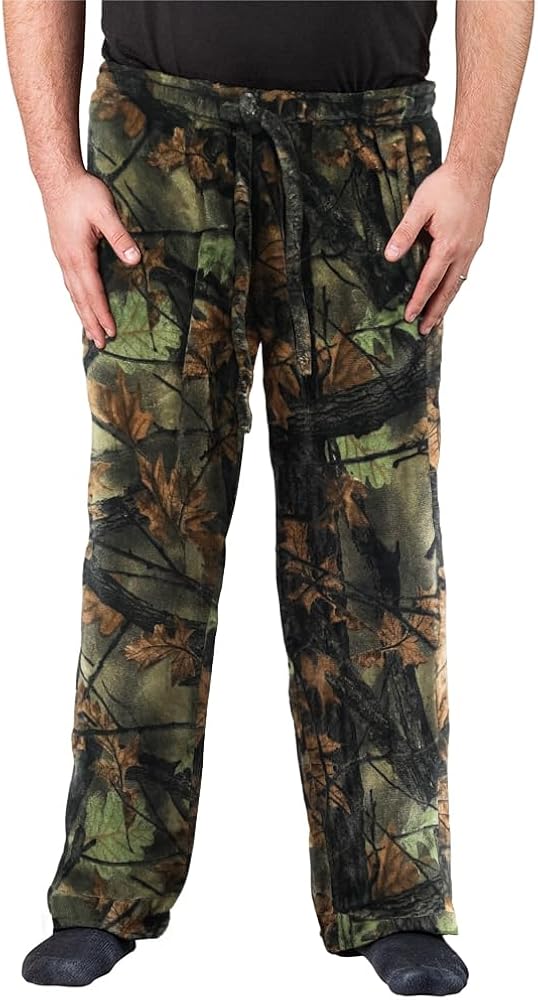 TrailCrest by Treel Men's Open Bottom Sleep & Lounge Plush Coral