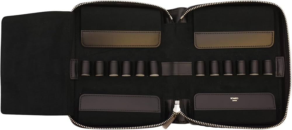 Amazon | ロメオ クロコ型押し コレクションペンケース（12本用