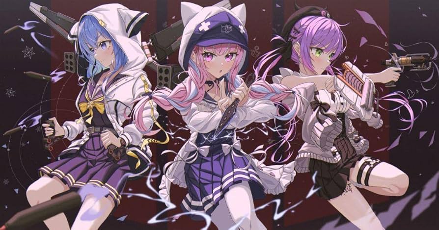 Amazon.co.jp: ホロライブ プレイマット 湊あくあ 星街すいせい 常闇