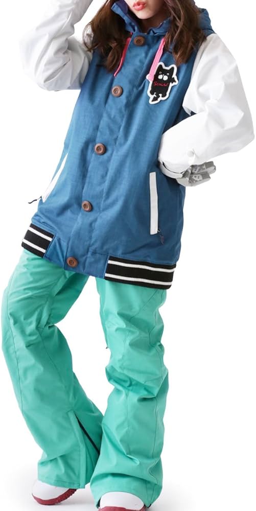 Amazon | ScoLar(スカラー) 全20色柄 レディース スノーボード ウェア