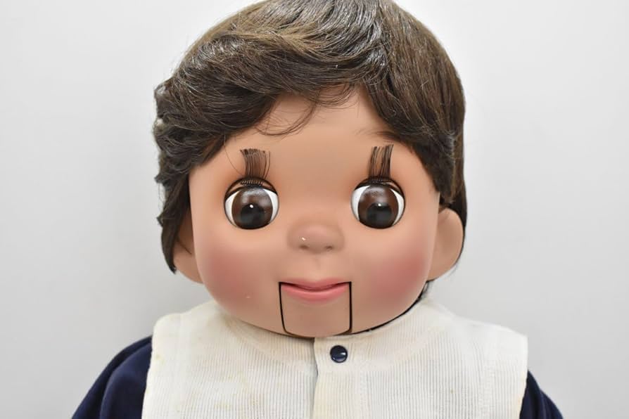 Amazon.co.jp: 腹話術 人形 男の子 身長約90cm 古いあすなろパペット