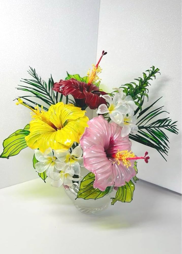 Amazon.co.jp: アメリカンフラワー ディップフラワー（ハイビスカス