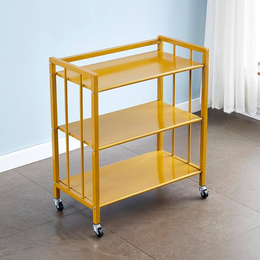 Amazon.co.jp: [SDS] キッチンワゴン 3段 キャスター付き 天板付き