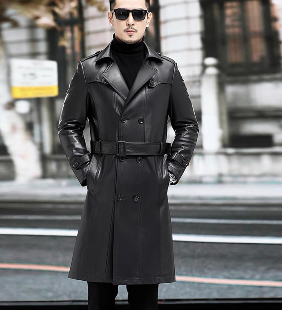 Amazon | [NBLL] シープスキン ラム革ジャケット メンズ レザー