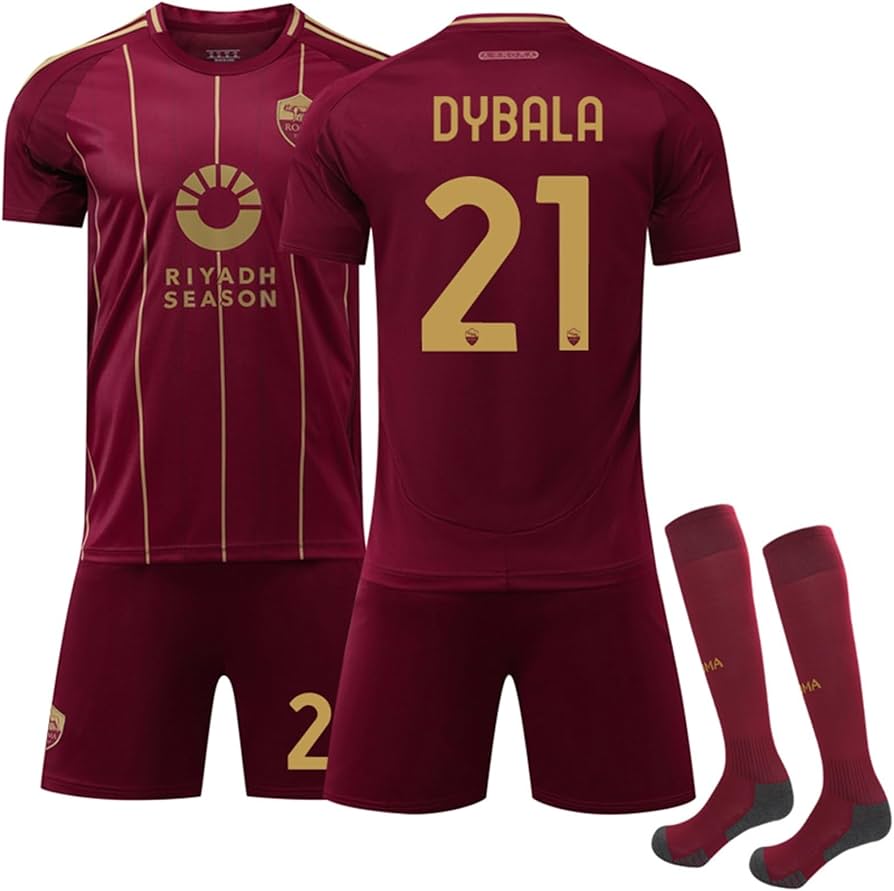 Amazon.co.jp: ディバラ ユニフォーム Dybala 24-25 ローマ ホーム 背