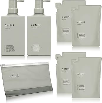 Amazon | AKNIR 梨花 ヘアシャンプー 各300ml トリートメント 各300g