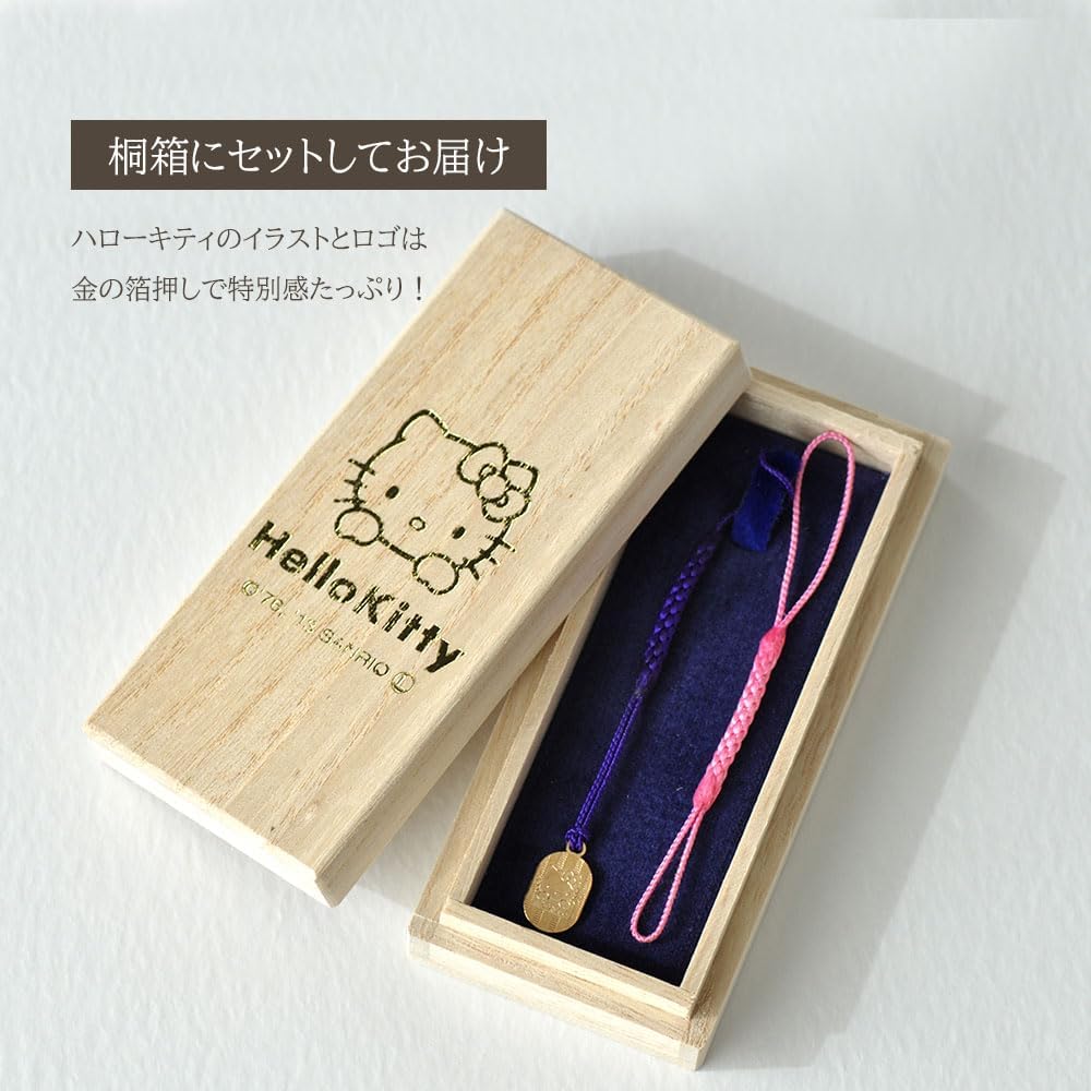 Amazon.co.jp: [ハローキティ] Hello Kitty K18根付 18金根付 K18