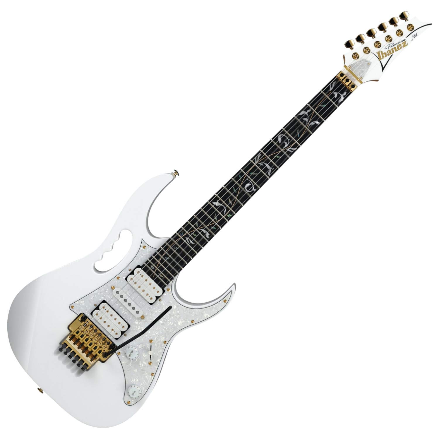Amazon.com: Ibanez Steve Vai Signature Premium JEM7VP - White