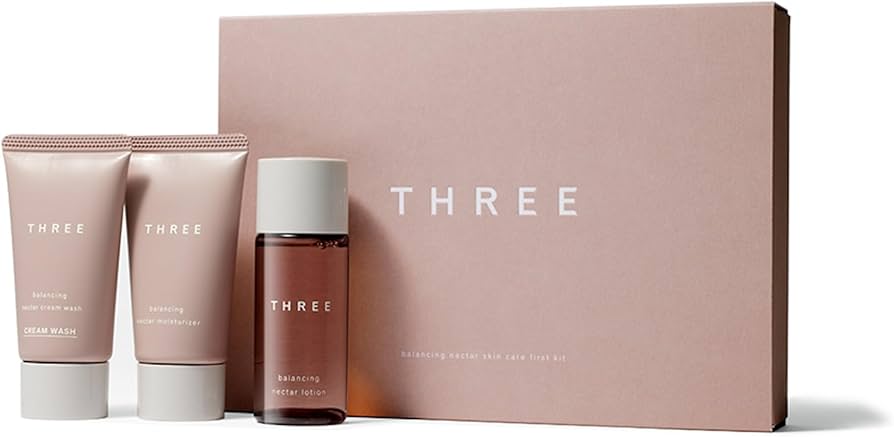 Amazon.co.jp: THREE(スリー) [ギフトセット/洗顔料/化粧水/乳液