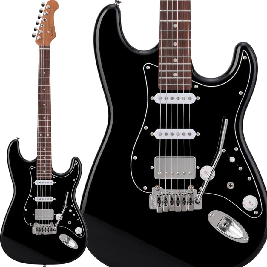 Amazon | HISTORY HST/SSH-Performance Black エレキギター ストラト