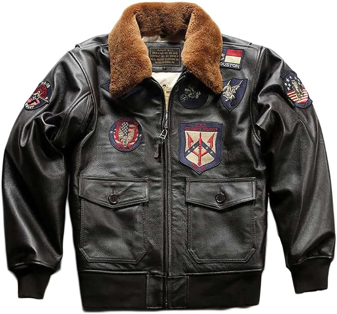 Amazon | [PERCOOL] レザージャケット フライトジャケット